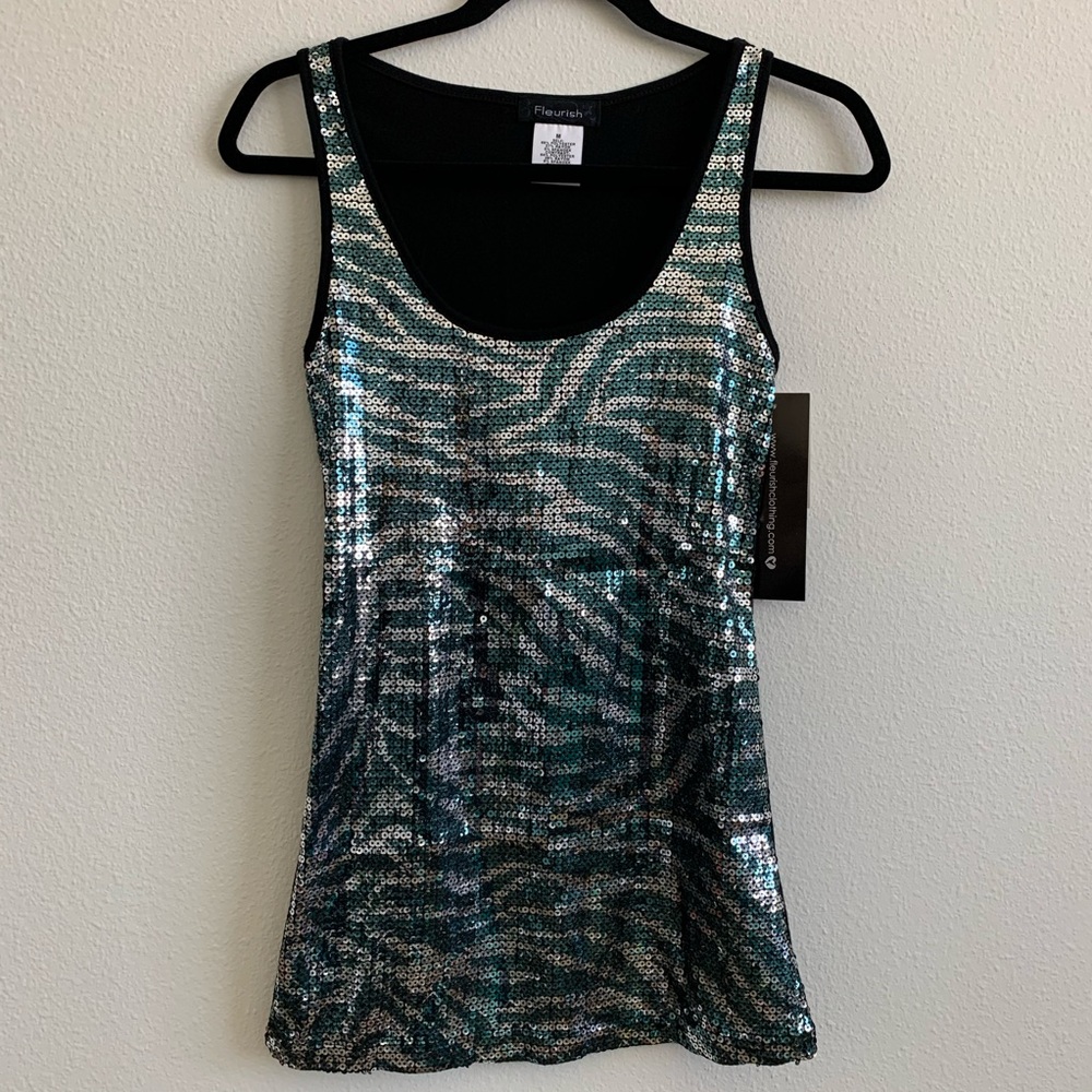 Sequin Tank Top